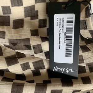 Nasty gal black dress.